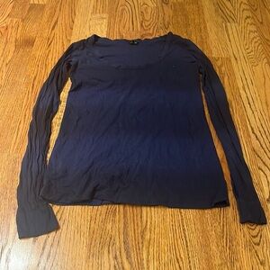 Theory Woman’s Blue Long Sleeve Size P